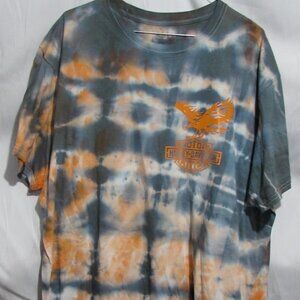 men's Harley-Davidson t-shirt size 2xl tie-dye designer